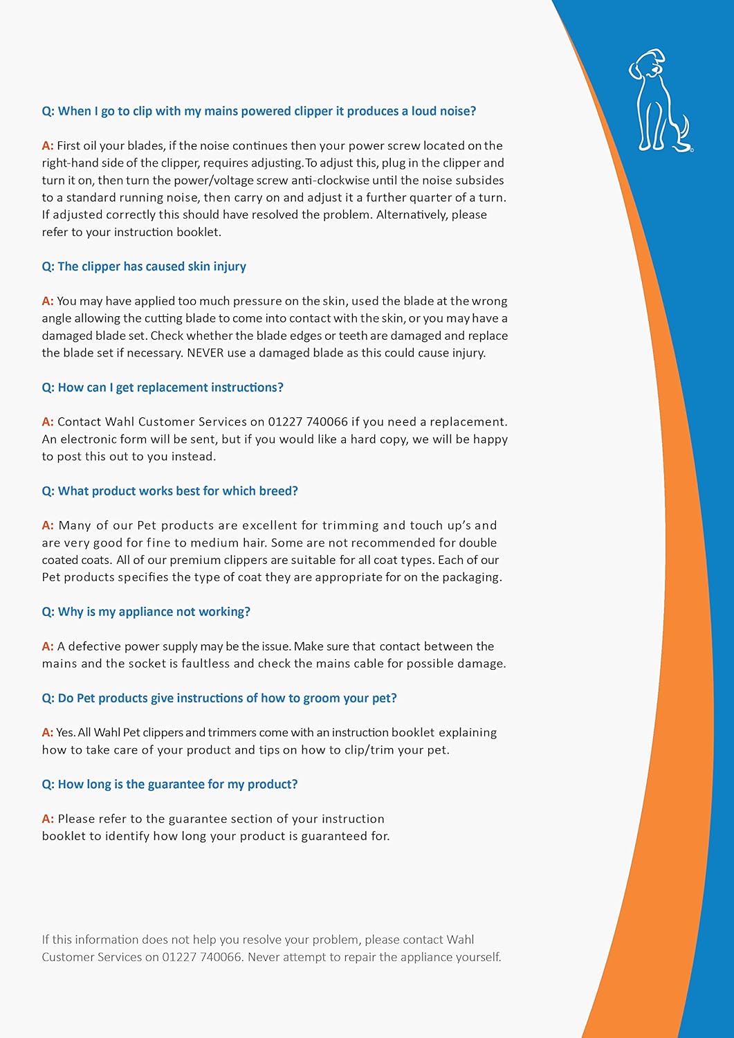 performer by wahl dog clippers