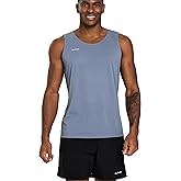 TLRUN Men's Running Tank Top Ultra Lightweight Marathon Singlet Shirts Dry Fit Workout Sleeveless T-Shirt