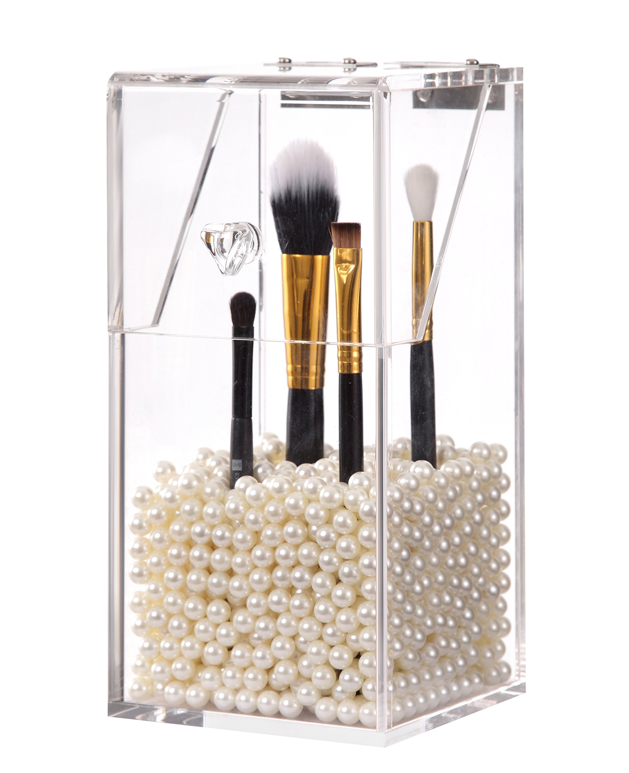 PuTwo Makeup Brush Holder Dustproof Storage Box Premium