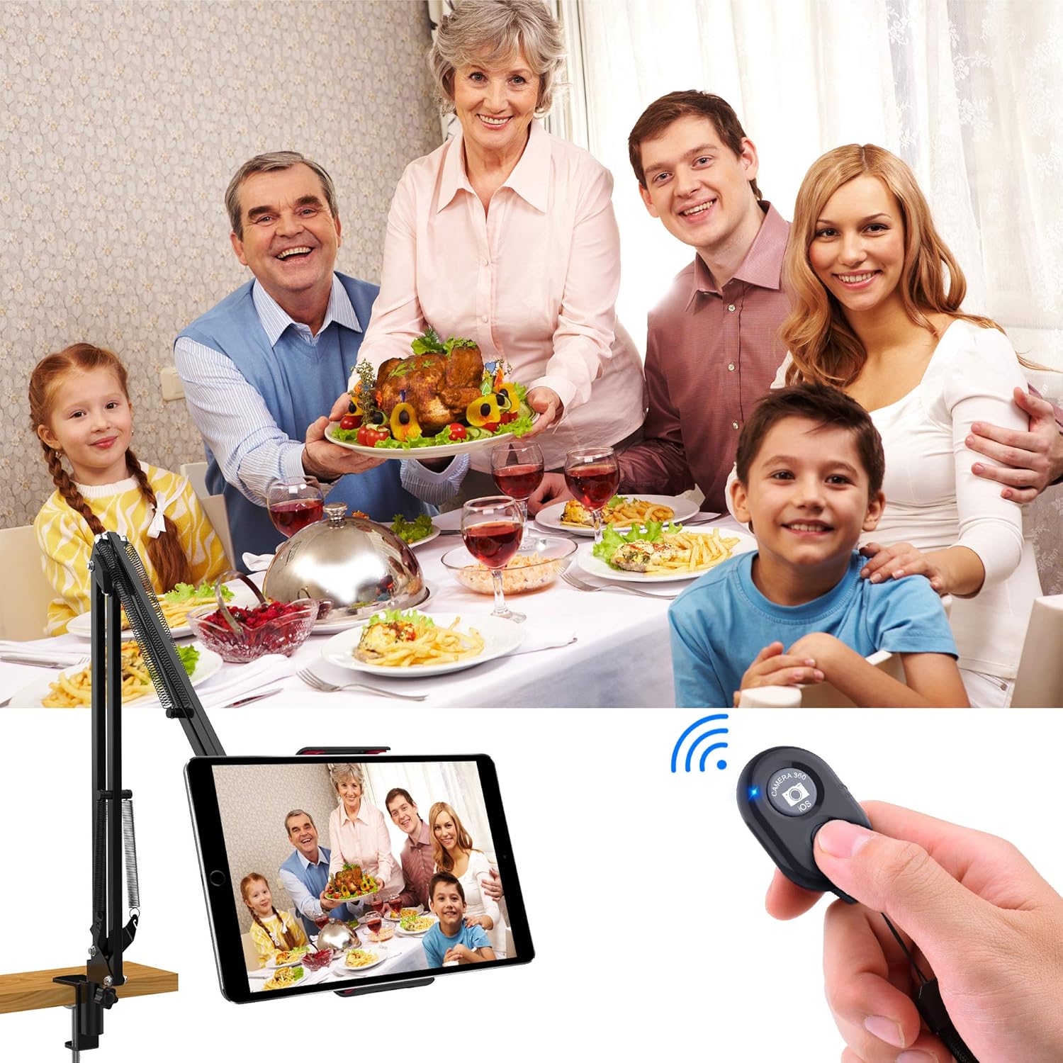 Bluetooth Camera Remote Shutter for Smartphones (2 Pack), zttopo Wireless Camera Remote Control Compatible with iPhone/Android Cell Phone - Create Amazing Photos and Selfies, Wrist Strap Included: Camera & Photo