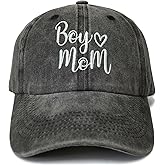 Shenbors Embroidered Boy Mom Hats