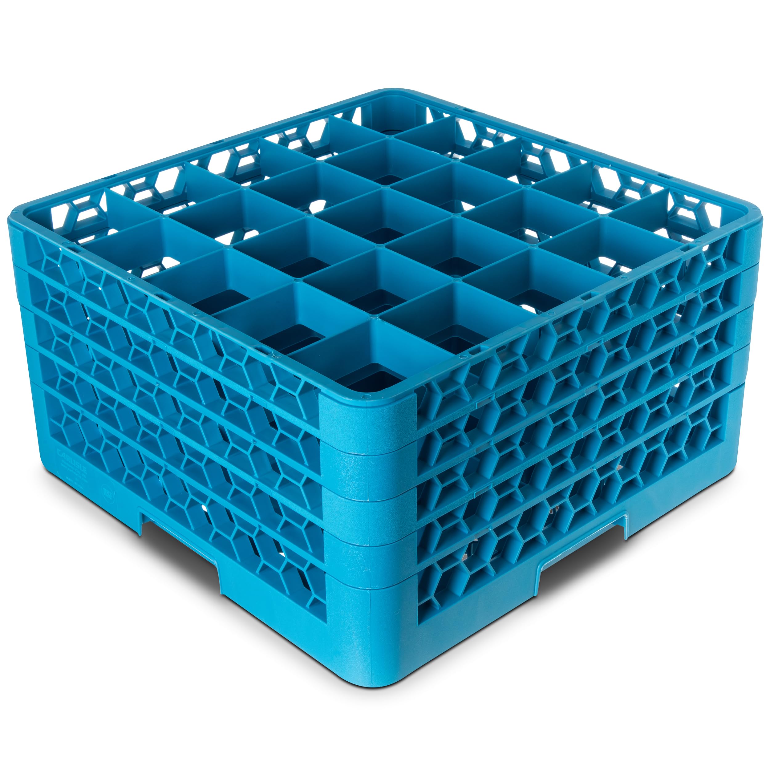 Carlisle Warewashing, CARG25-414000-B01001, 25 Compartment Glass Rack + 4 Extenders (Box of 1)