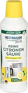 HEITMANN pure Reine Citronensäure: Ökologischer Bio-Entkalker, Reinigung für Küche & Bad, flüssig, 1x 500 ml