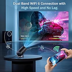 Mini Projector 1080P, 4K Projector Full HD with