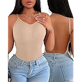 Sliot Seamless Women's Shapewear Bodysuit - Tummy Control Thong, Low Back & Backless Design for Dresses, Undergarment