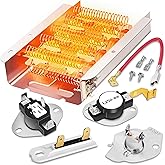 【Upgraded】279838 W10724237 Dryer Heating Element for Whirlpool Wed4815ew1 Maytag Centennial Medc215ew1 Kenmore 70 80 Series Model 110 Amana Ned4655ew1 Roper Admiral,Replaces 2406026 3403585 3398064