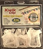 Kwik Clip Holiday Christmas Light Hangers 2" (1 5/8") Fascia Boards Clip Made in The USA