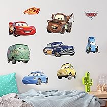 Disney Pixar Cars Welcome to Radiator Springs Hanging Wood Wall
