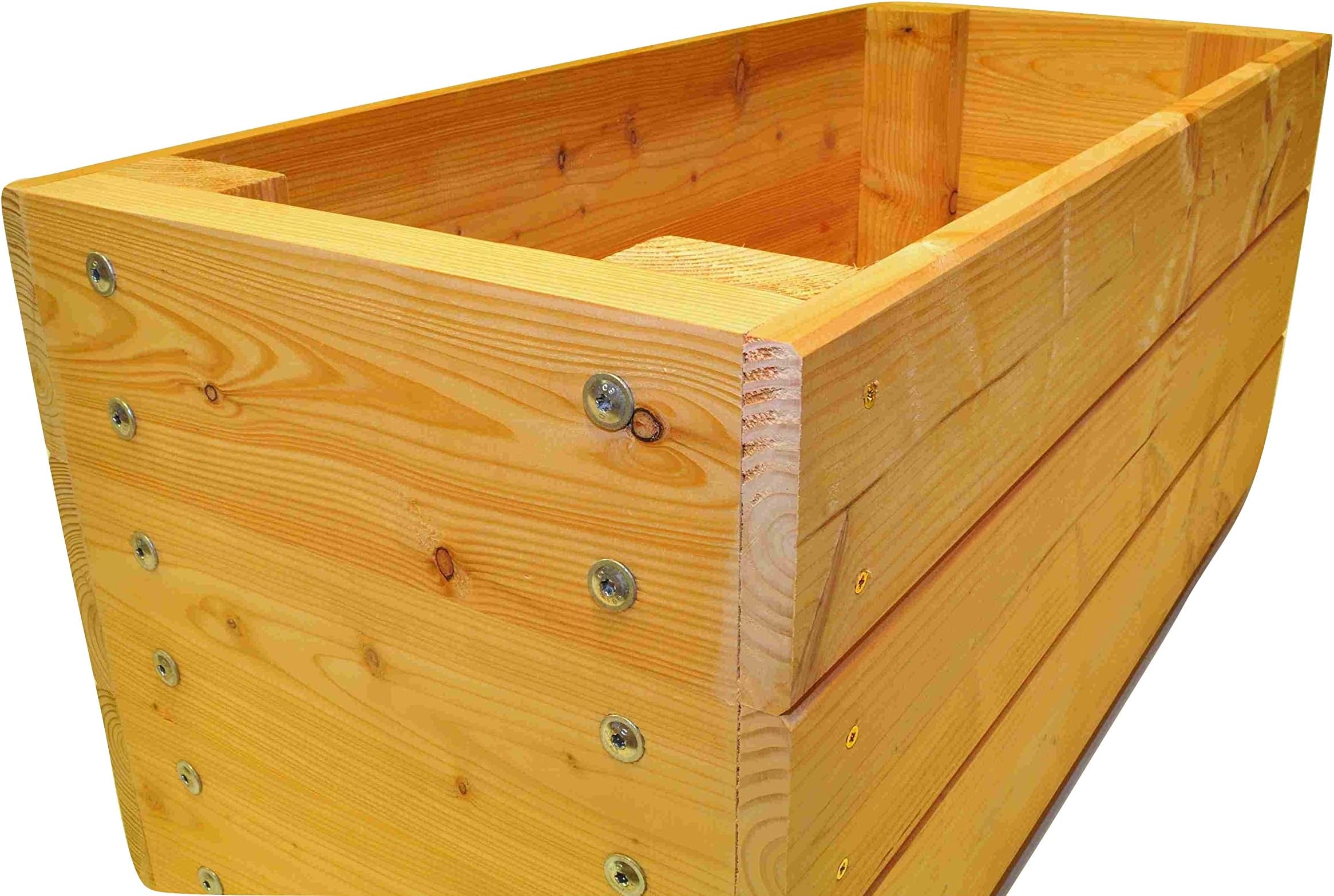 Garden Planter Wooden Trough 1m long x 450mm high x 450mm extra high garden growing trough