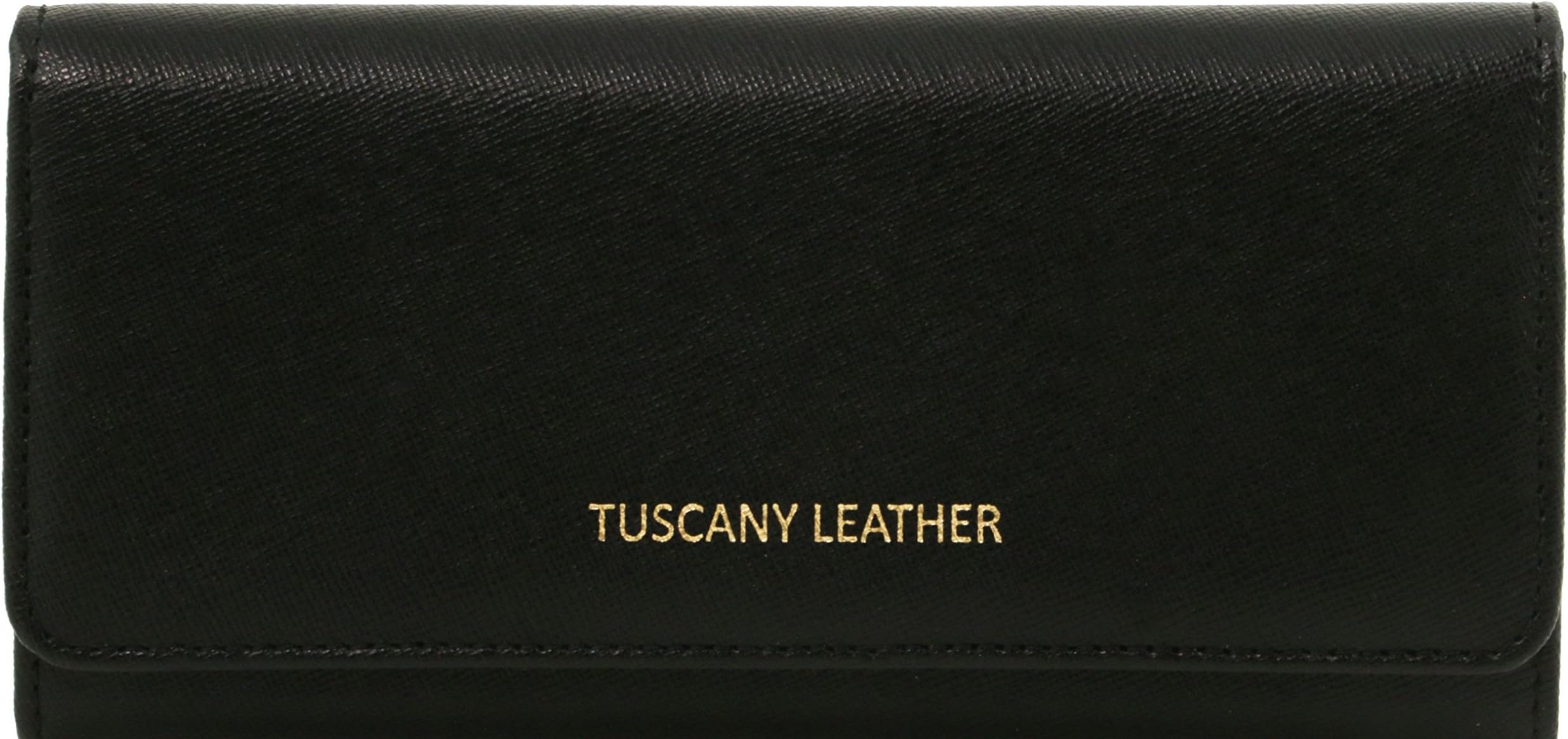Tuscany Leather Exclusive 2 compartments Saffiano leather wallet for woman Leather wallets for women