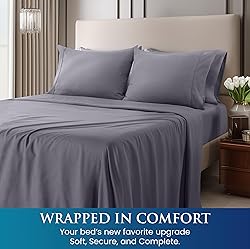 Utopia Bedding King Sheet Set - Brushed Microfiber