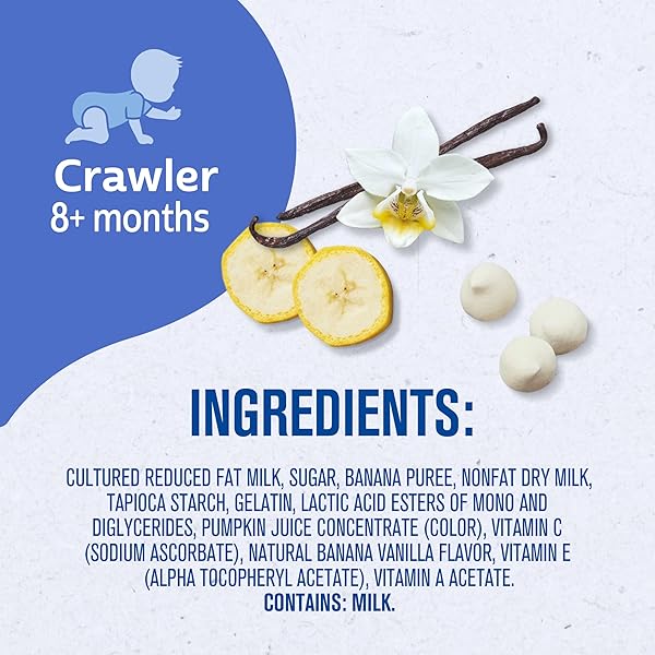 GERBER YOGURT MELTS BANANA VANILLA 1.0 OZ POUCH