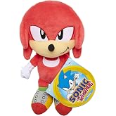 JAKKS Pacific Sonic the Hedgehog Plush 7" Knuckles Figure