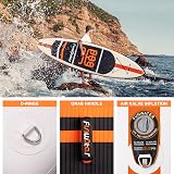 FunWater 11ft Inflatable SUP Paddle Board with Pump Fin Leash Bag view 5