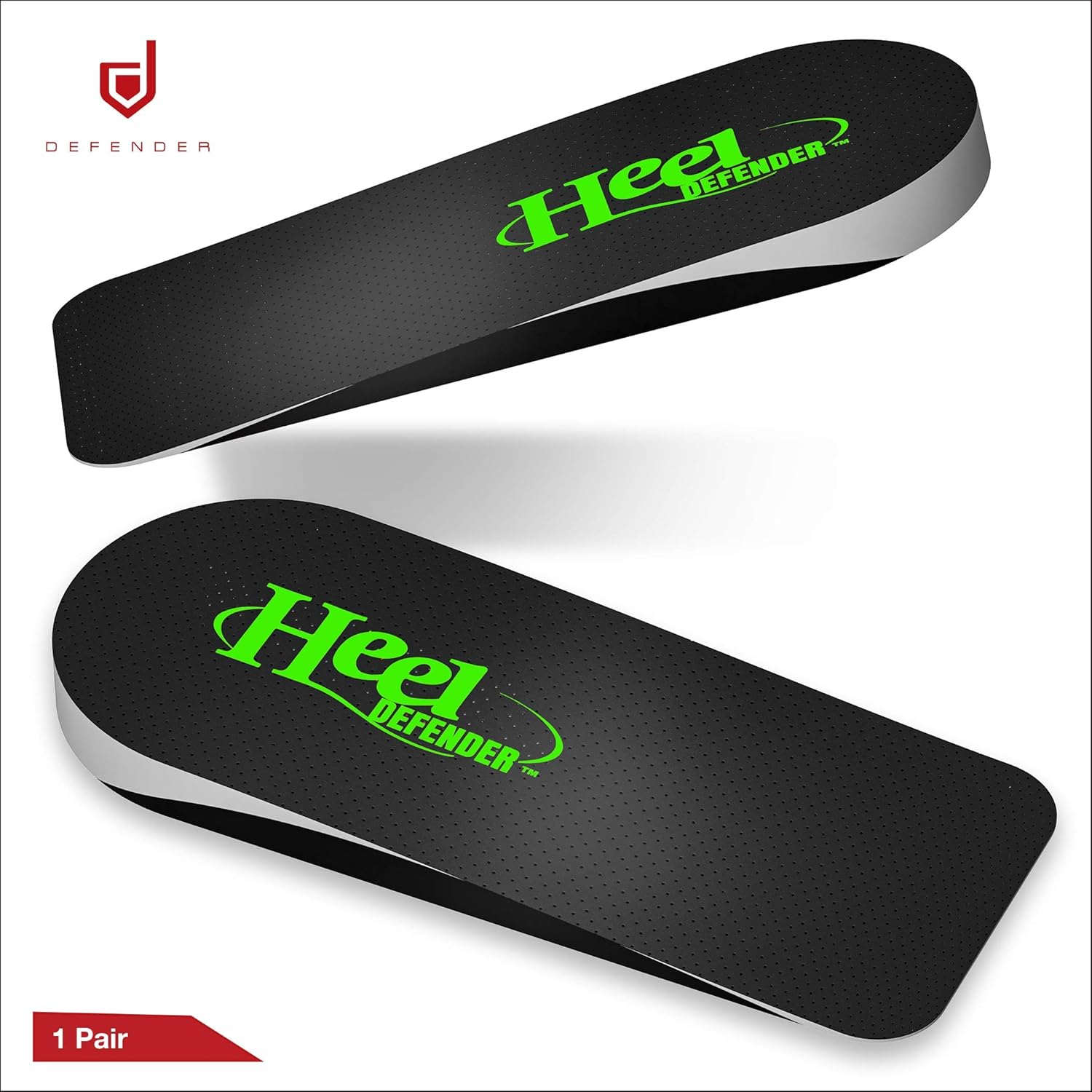 Heel Defender Heel Cups for Achilles Tendon Support | Plantar Fasciitis, Pain Relief Orthotics, Heel Inserts, Heel Cushions, Heel Cups for Men, Heel Cups for Women, Comfort Small: Health & Personal Care