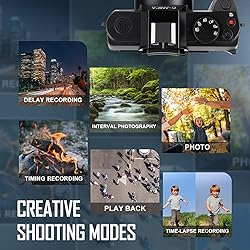 G-Anica 4K Digital Cameras for Photography, 48MP