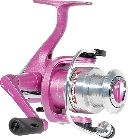 pink spinning reel