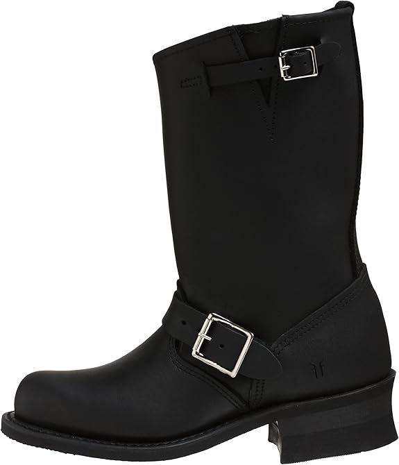 frye natalie mid engineer black