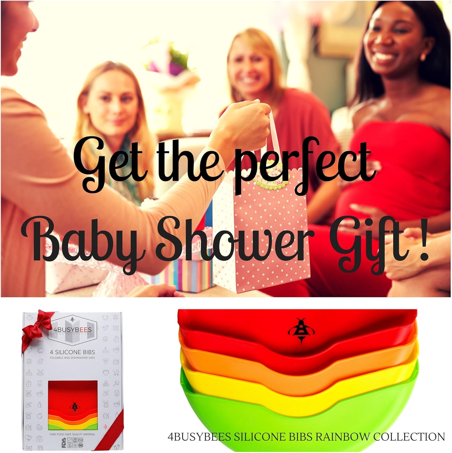 Bavoir Bebe En Silicone Collection Rainbow Bavoir Impermeable Lot De 4 Bavettes Bebe Avec Recuperateur Va Au Lave Top Idee Cadeaux Bebes Et Nouveau Nes Bavoirs En Silicone Souple Bavoirs Bebe Puericulture