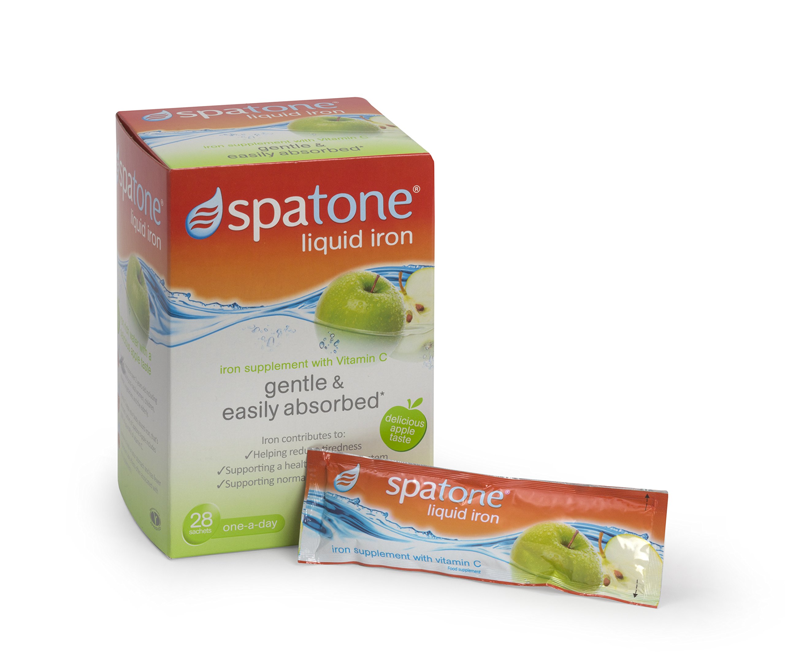 Spatone Iron Plus Apple taste with vitamin C 28 sachets food