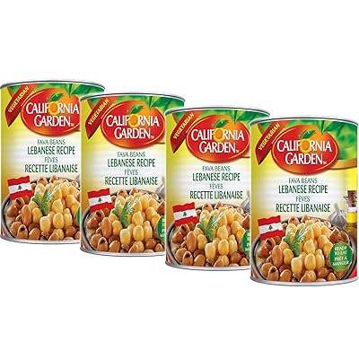 California Garden Fava Beans Lebanese Recipe 450g (4 cans)
