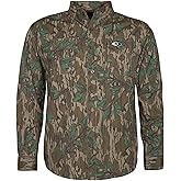 Mossy Oak Men's Long Sleeve Camo Hunting Shirts Cotton Mill