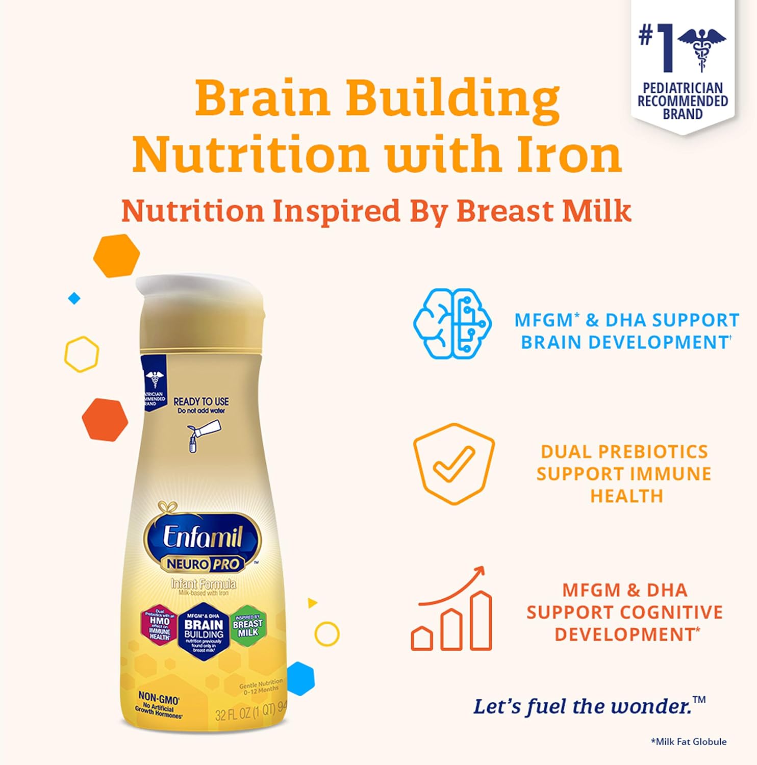 enfamil neuropro ready to use infant formula bottles