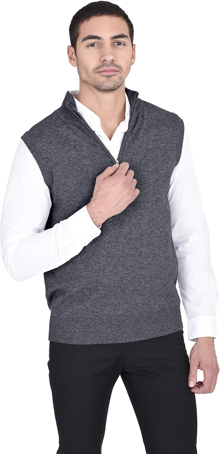 zip up sweater vest