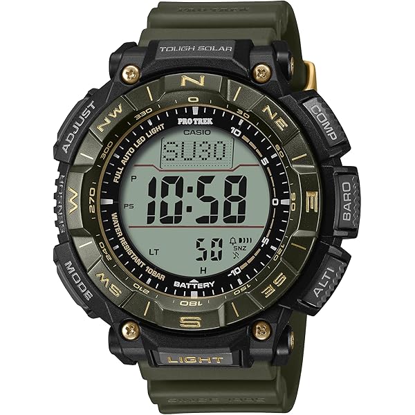 Amazon.com: Casio PRG340 Series | Pro Trek | Green | 100 Meter