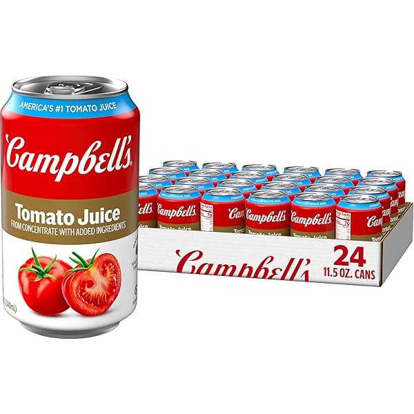 Amazon.com: Campbell's 100% Tomato Juice, 64 fl oz Bottle (6 Pack)