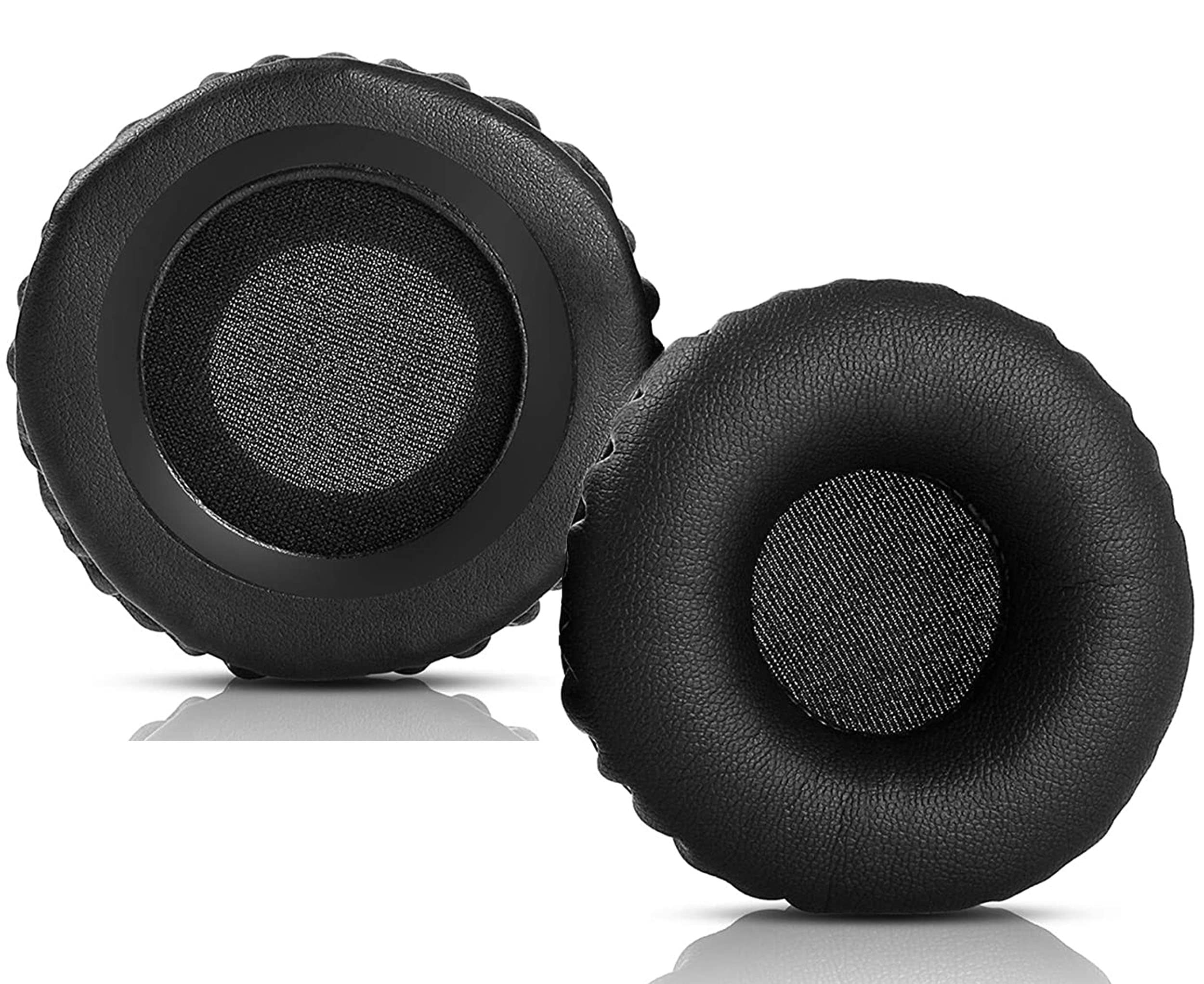 HTINDUSTRY Replacement Earpads Cushion Compatible with Jabra Evolve 20/30/40/65 Headsets Premium Ear pads with Softer Protein Leather/Memory Foam