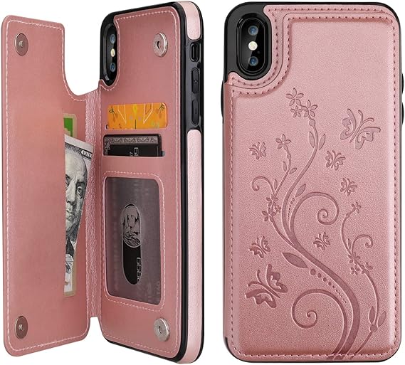 Amazon Com Vaburs Iphone Xs Max Wallet Case With Card Holder