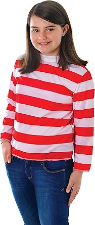 camiseta rayas rojas y blancas niña