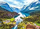 HUADADA Jigsaw Puzzles 1000 Pieces Geiranger Fjord Norway