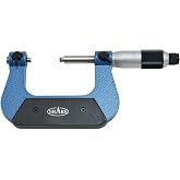 Shars 1-2" Screw Thread Micrometer 303-2371 P) | 0.0001" Graduation, 60&deg; anvils, Ratchet Stop