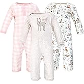 Hudson Baby Cotton Union Suit, 2 Pack Pants