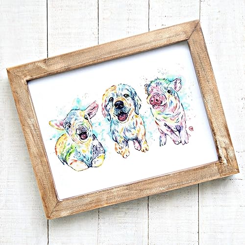 animal artwork for nursery