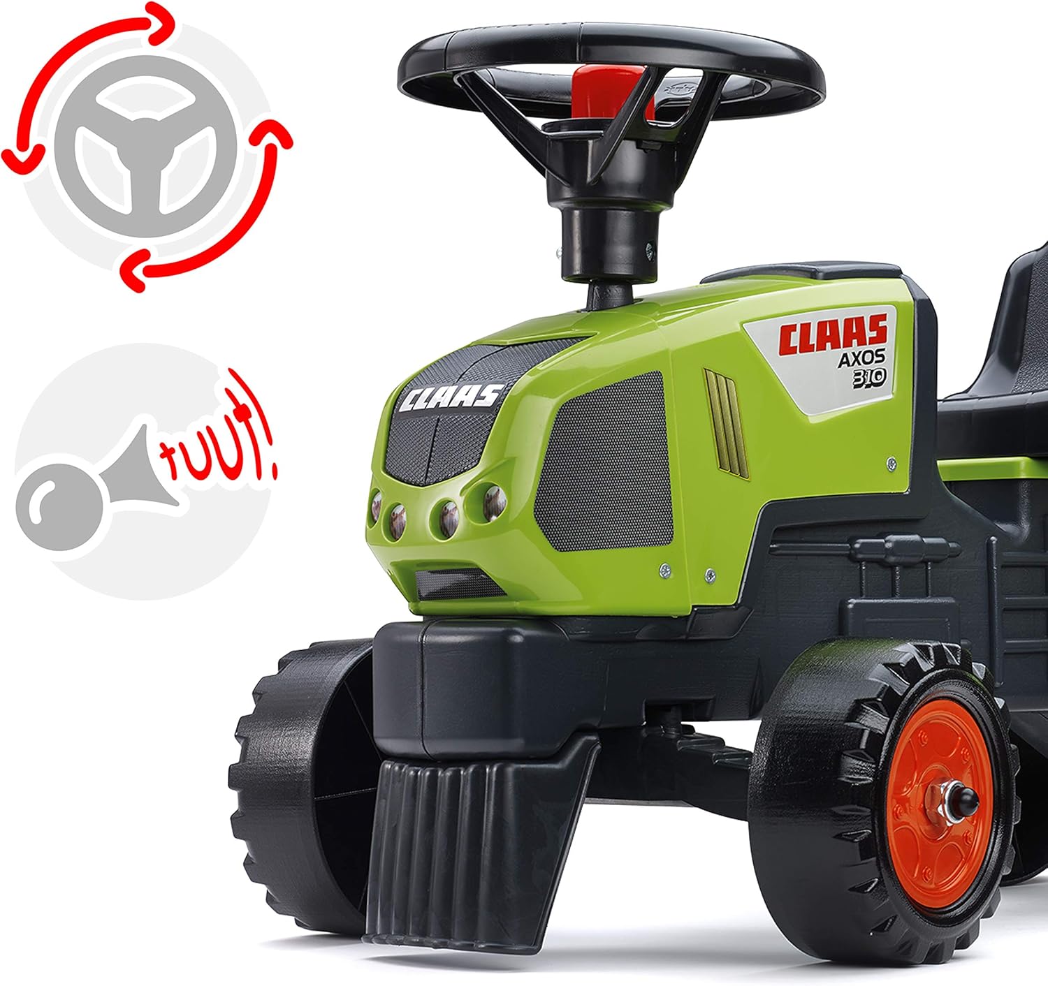 falk baby claas tractor with trailer