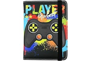 BASSYIL Game Passport Holder for Women and Men PU Leather Passport Cover for Travel