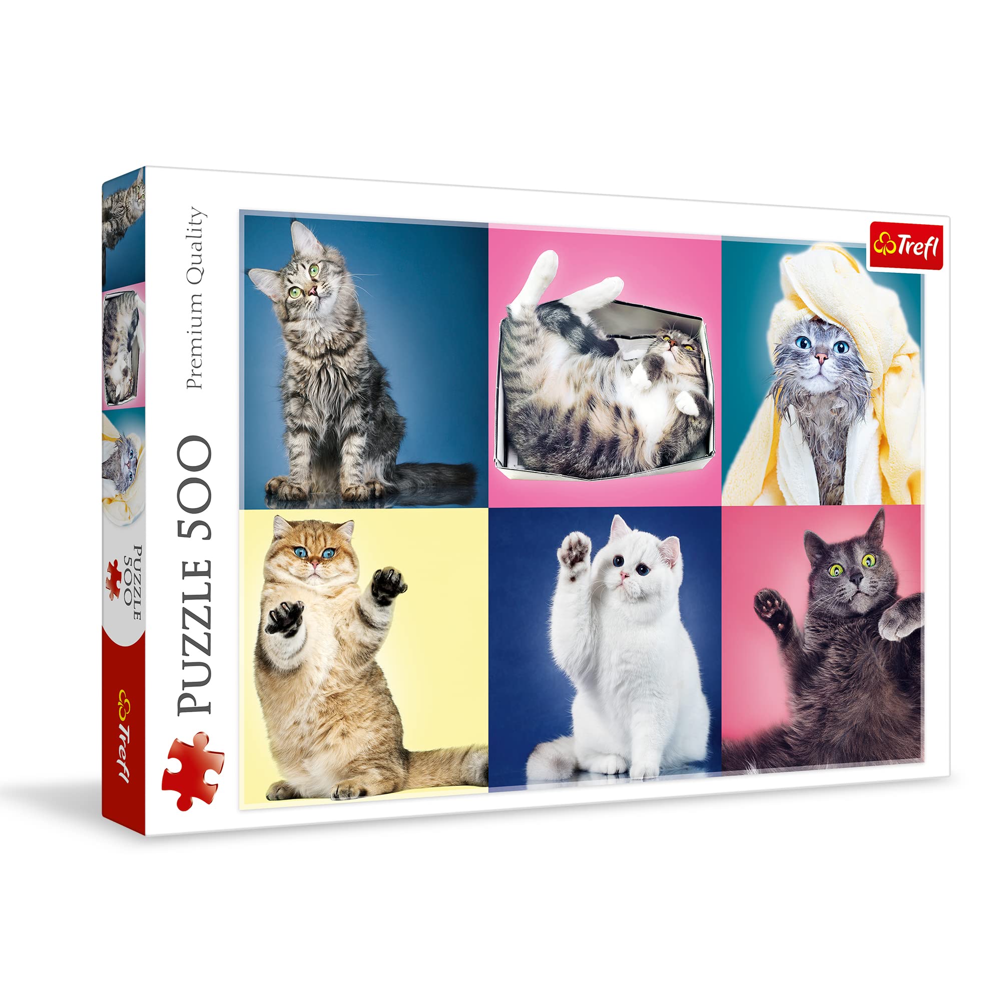 Trefl 916 37377 Kätzchen EA 500 Teile, Premium Quality, für Erwachsene und Kinder ab 10 Jahren 500pcs Kittens