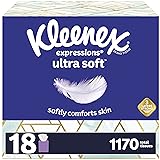 Kleenex Expressions Ultra Soft Facial Tissues, 65