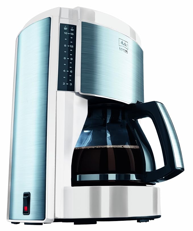 Melitta Look De Luxe Stainless Steel Filter Coffee Maker, White Amazon