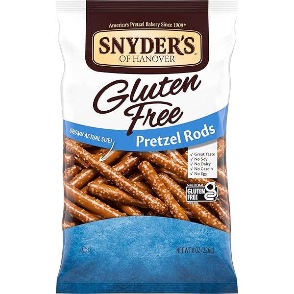 SNYDER’S OF HANOVER, GLUTEN FREE PRETZELS, 8 OZ