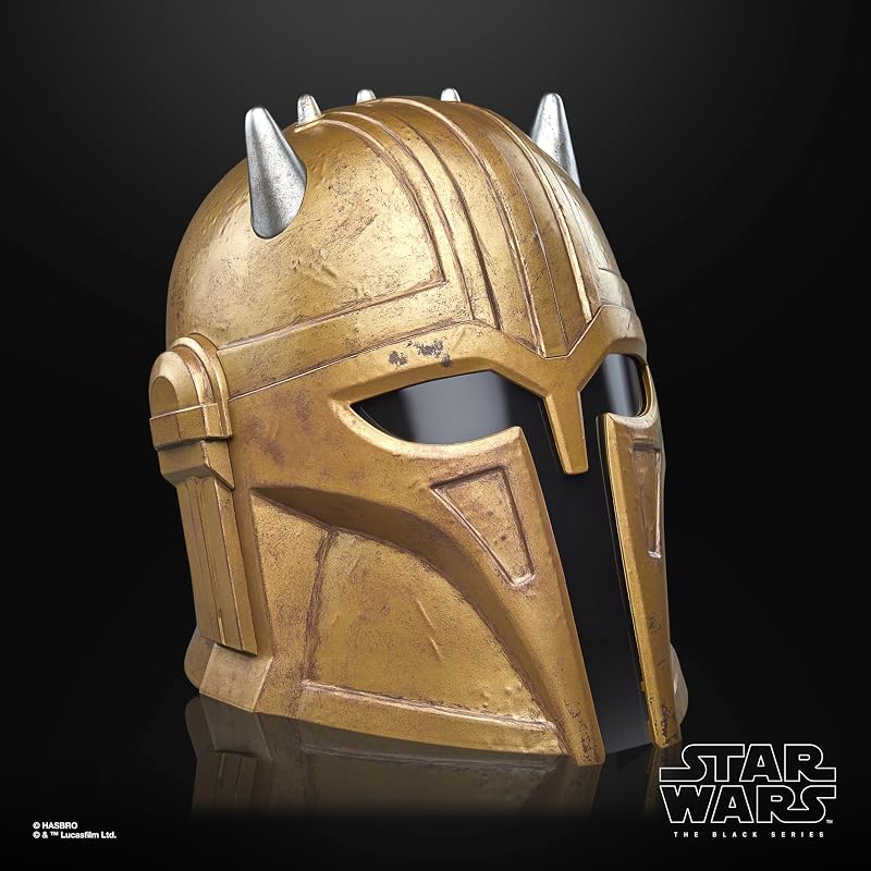 The Black Series The Armorer, casque électronique premium, article de cosplay pour adulte, dès 14 ans