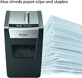 Rexel Momentum X410-SL Slimline Cross Cut Shredder 10-11 Sheets 23L Black view 5