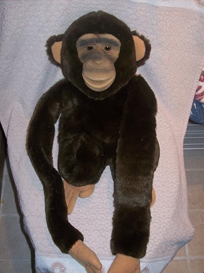 stuffed chimpanzee vintage