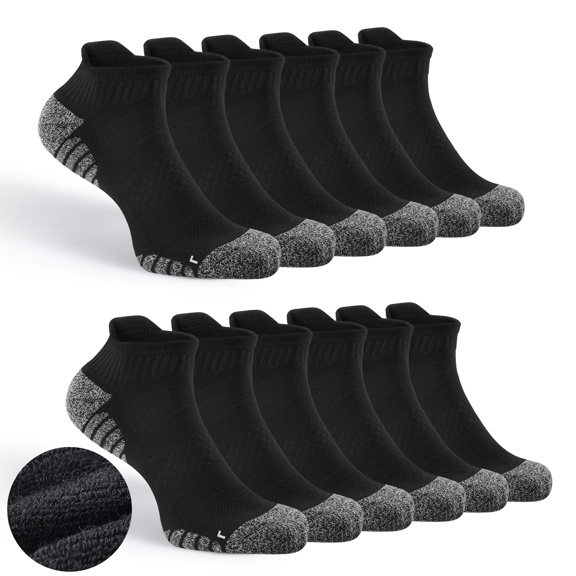 Photo 1 of Honeysea Mens Socks Size 13-15 - Socks Men Mens Athletic Socks Mens Ankle Socks Ankle Socks For Men Ankle Socks For Women Cotton Socks for Men Compression Socks Men Women Socks Low Cut Socks