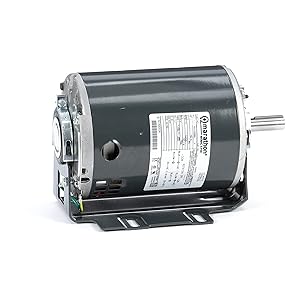 Marathon D149 56 Frame 56S17D2050 Open Drip Proof Belt Drive Motor, 1 Split Phase, Resilient Ring Mount, Ball Bearing, 1/2 hp, 1725 RPM, 1 Speed, 115 VAC