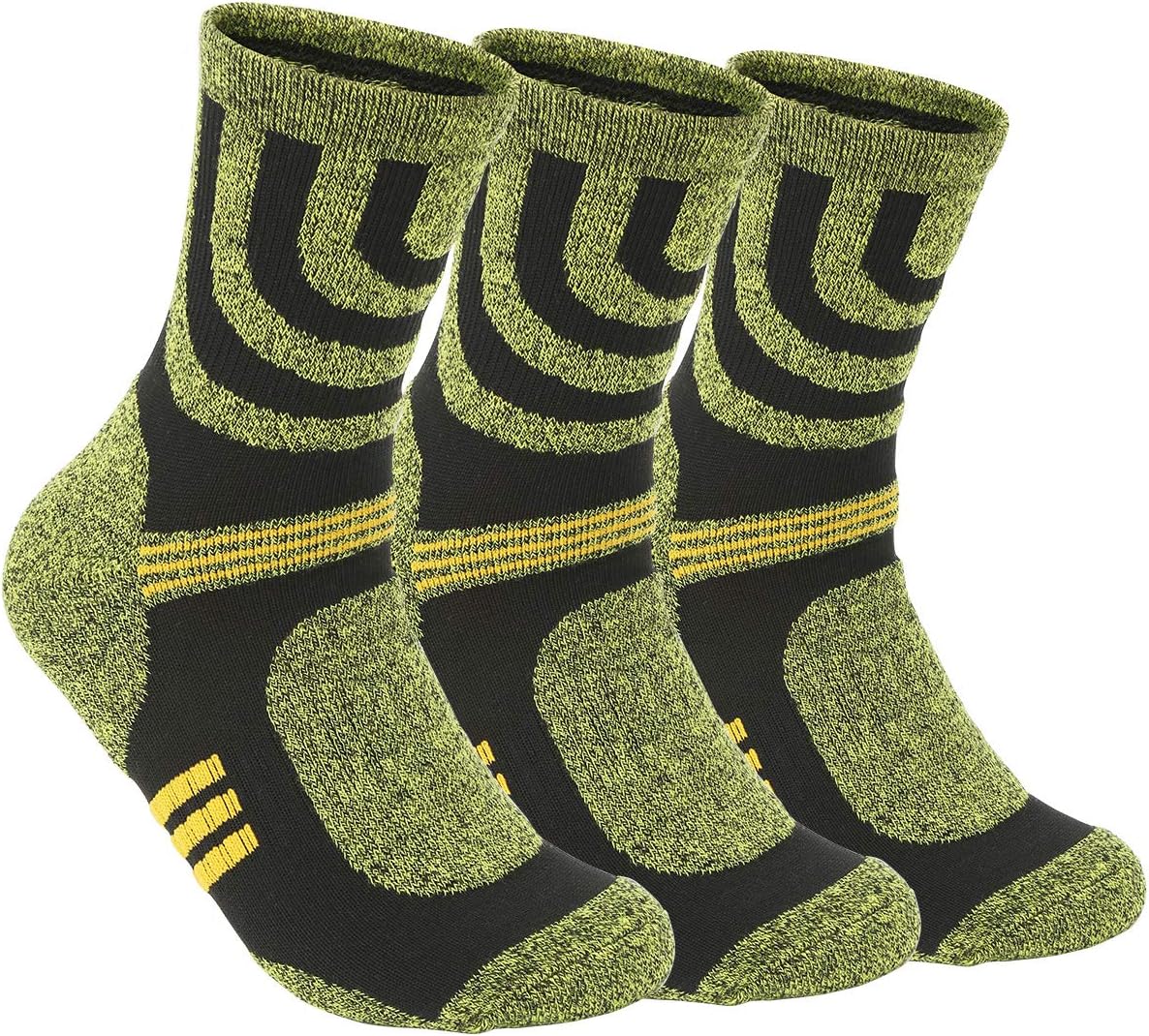 Mens Running Socks,5 Pairs Ankle Trainer Socks for Men Low Cut Cushioned Cotton Black Athletic Sports Socks
