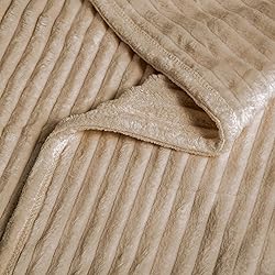 Vessia Flannel Fleece Throw Blanket for